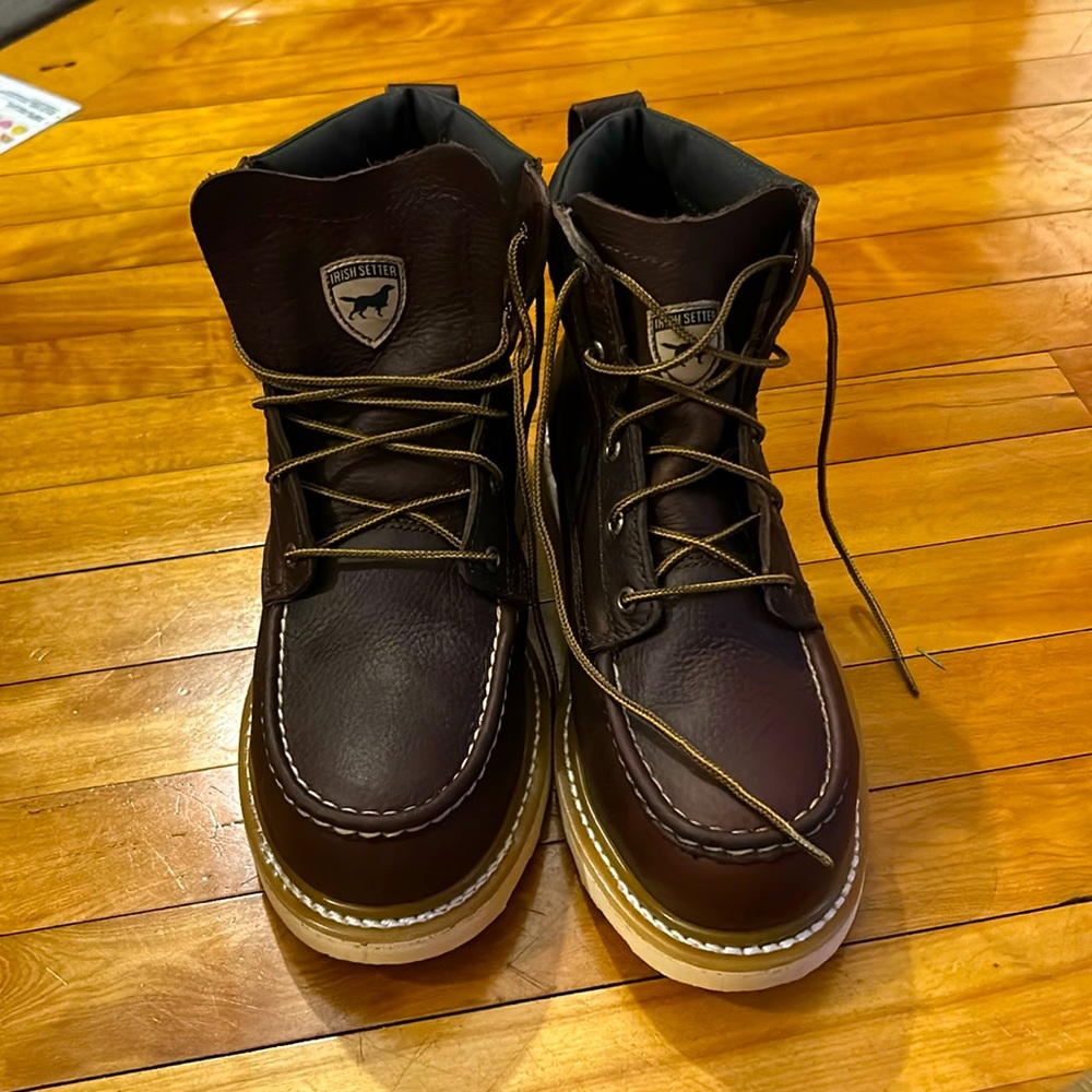 Irish Setter leather work boot